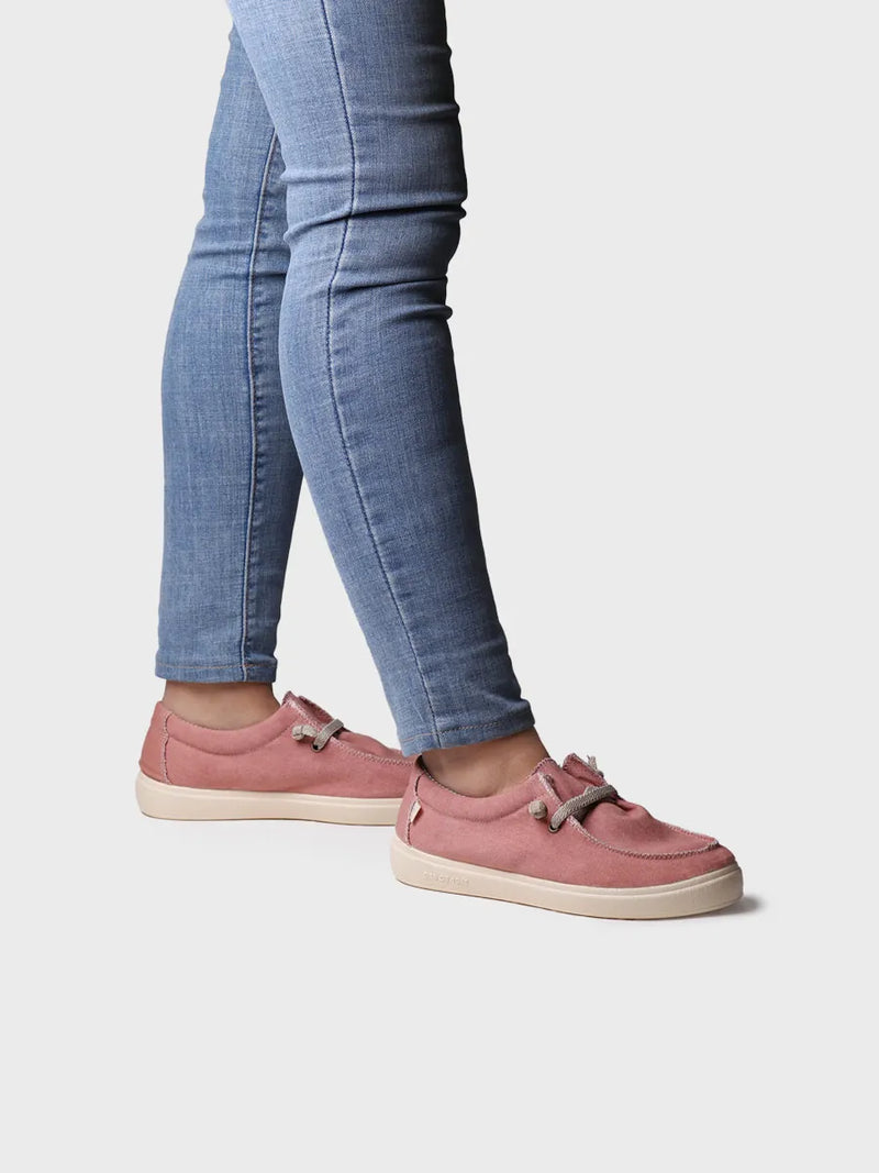 zapatillas mujer - Zapato de mujer en algodón con cordones elásticos | IRELIA  - Toni Pons  