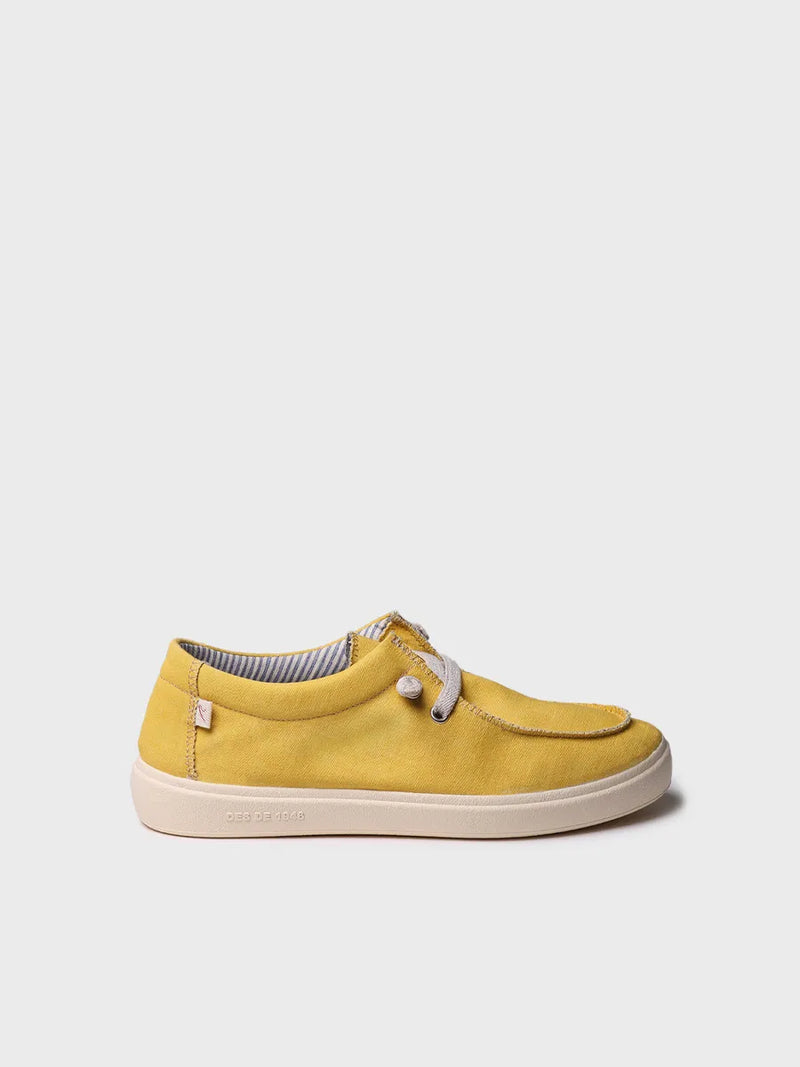 zapatillas mujer - Zapato de mujer en algodón con cordones elásticos | IRELIA  - Toni Pons  