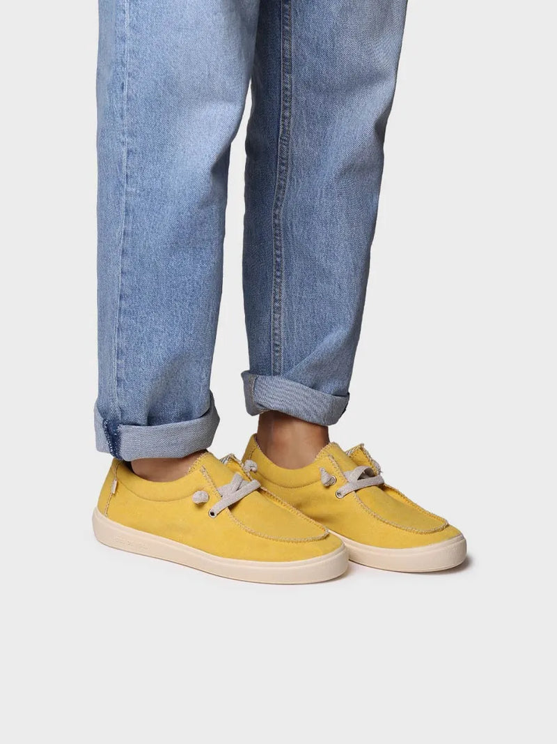 zapatillas mujer - Zapato de mujer en algodón con cordones elásticos | IRELIA  - Toni Pons  