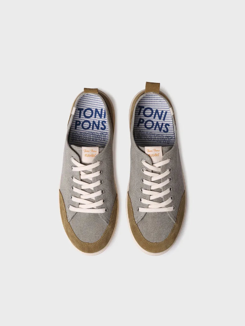 zapatillas hombre - Zapatilla deportiva de hombre en algodón con cordones | IRON  - Toni Pons  