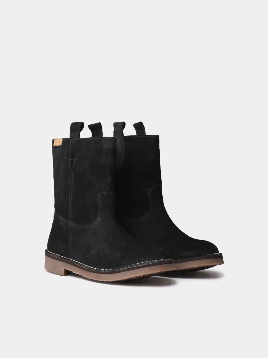 Botines mujer - Botines planos de mujer en serraje | IRUN-SY  - Toni Pons  