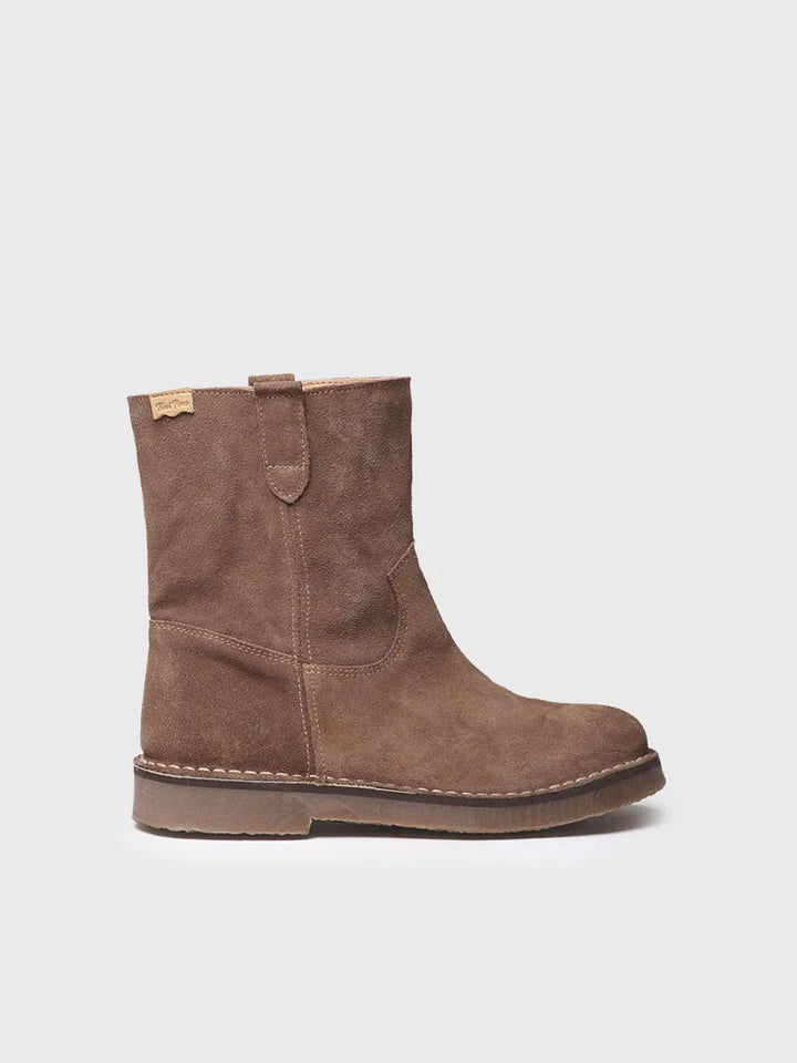 botines mujer - Botines planos de mujer en serraje | IRUN-SY  - Toni Pons  