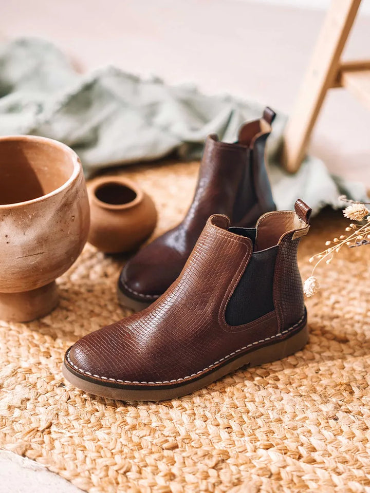 botines mujer - Botín para mujer en piel efecto serpiente | ISA-CC  - Toni Pons  