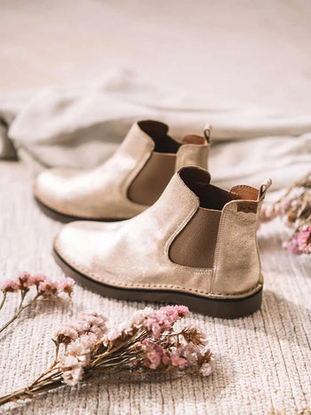 botines mujer - Botín plateado para mujer | ISA-PL  - Toni Pons  