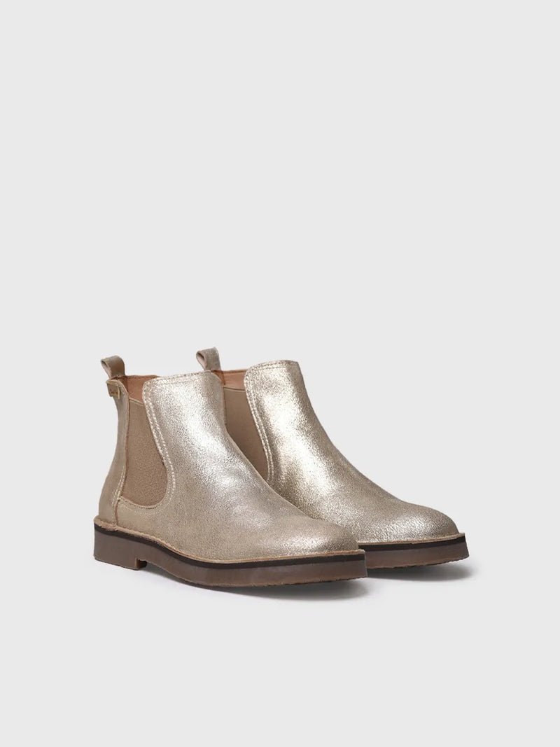 botines mujer - Botín plateado para mujer | ISA-PL  - Toni Pons  