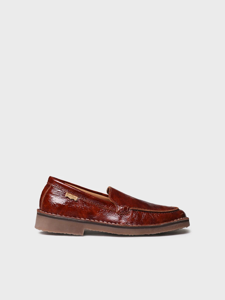 Zapatos mujer - Mocasín en piel con acabado de charol para mujer | IVARS-CA  - Toni Pons  