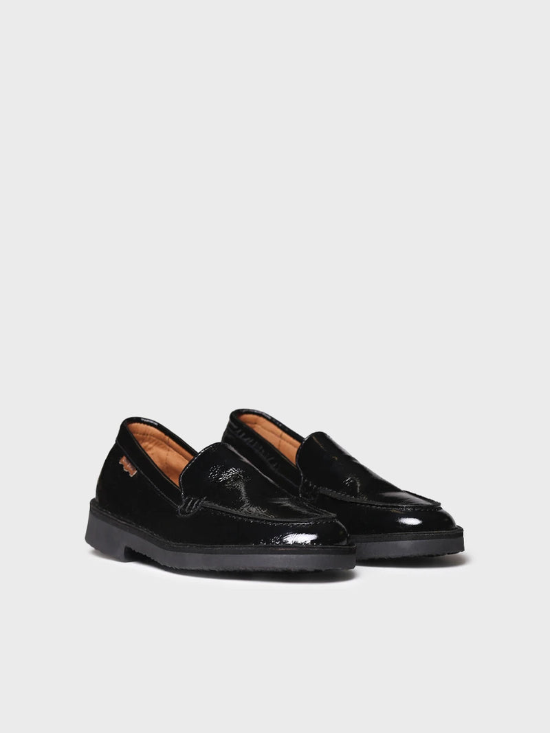 Zapatos mujer - Mocasín en piel con acabado de charol para mujer | IVARS-CA  - Toni Pons  