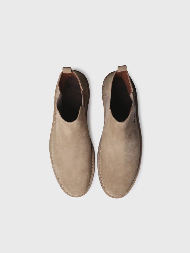 botines mujer - Botín Chelsea para hombre en serraje | JAN-SY  - Toni Pons  