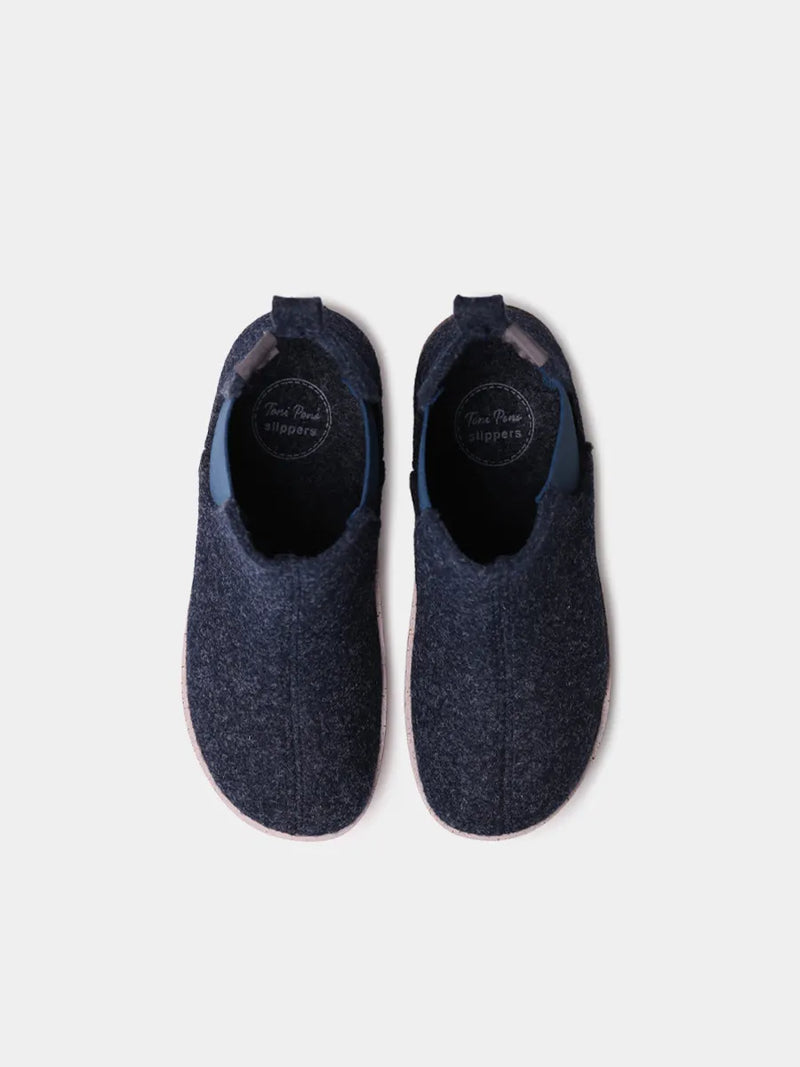 Zapatillas de casa mujer - Zapatilla abotinada de fieltro reciclado para mujer | JARA-FR  - Toni Pons  