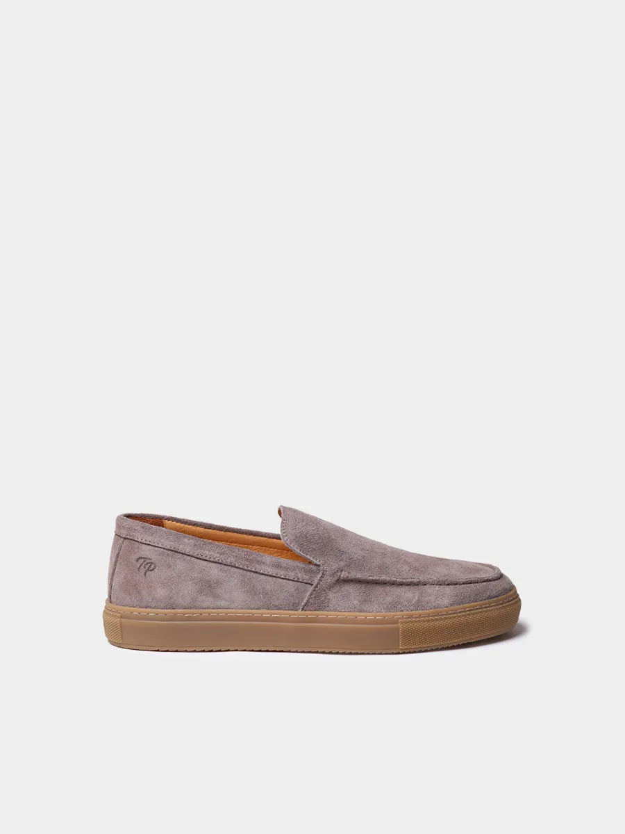 Zapatos con cordones hombre - Mocasines para hombre en serraje y suela de goma | JOAN  - Toni Pons  