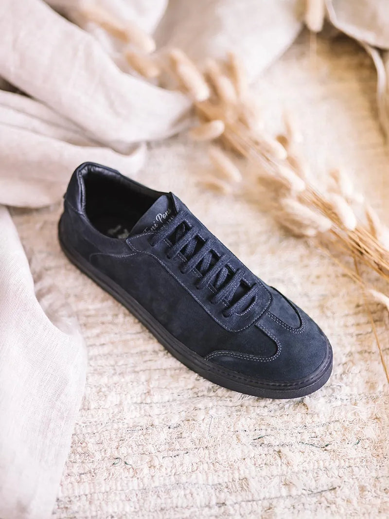 zapatillas hombre - Zapatillas de hombre con cordones en piel nobuk | JORDI  - Toni Pons  