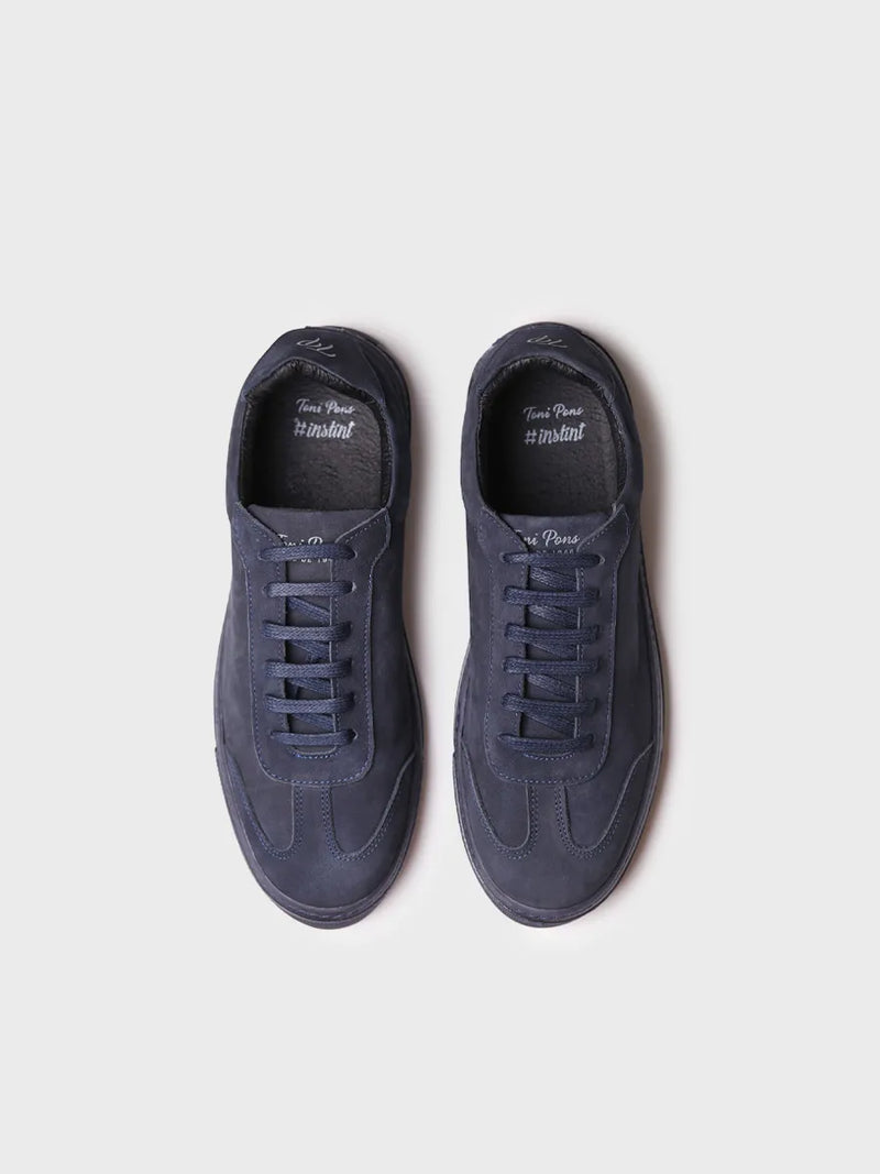 zapatillas hombre - Zapatillas de hombre con cordones en piel nobuk | JORDI  - Toni Pons  