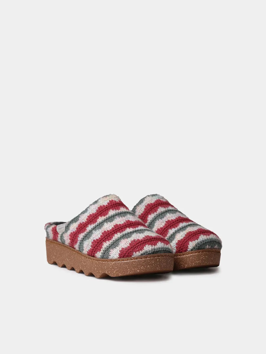 Zapatillas de casa mujer - Zueco multicolor con plataforma para mujer | JOYCE-NS  - Toni Pons  