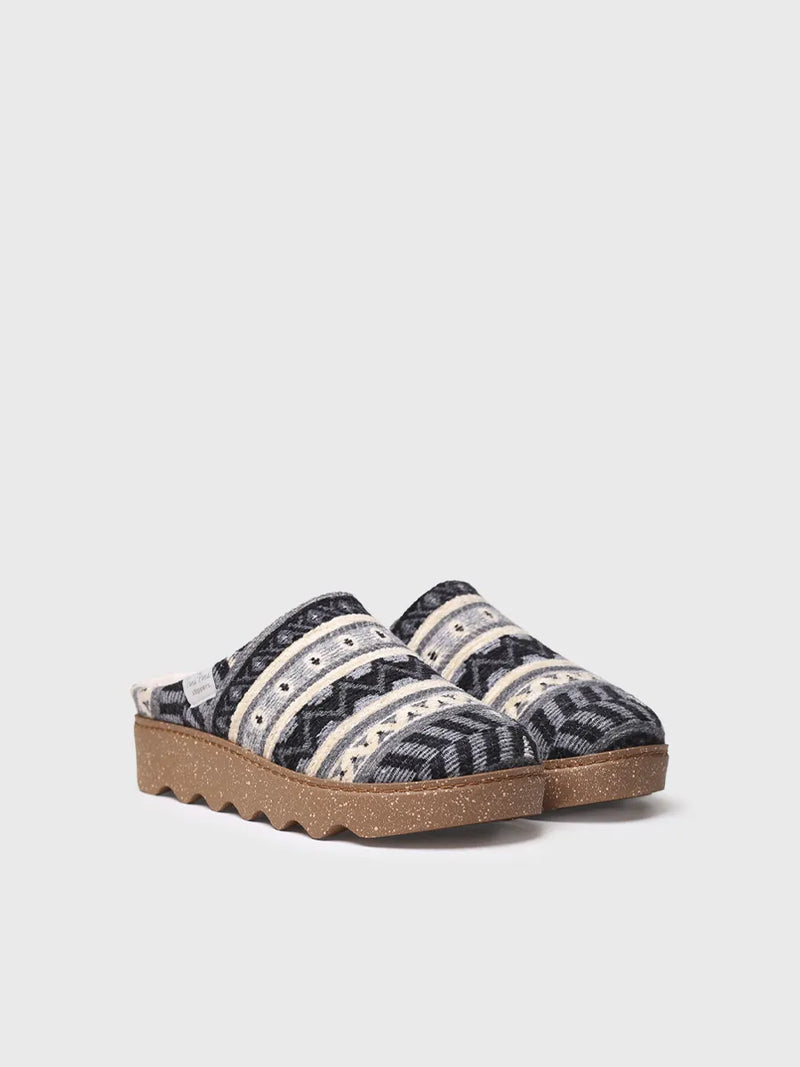 zapatillas mujer - Zapatilla de casa de mujer con motivos étnicos | JOYCE-YA  - Toni Pons  