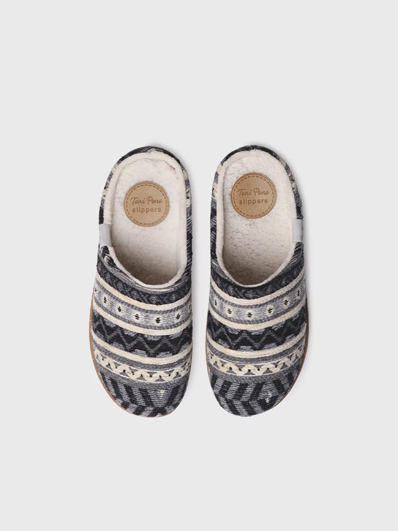 zapatillas mujer - Zapatilla de casa de mujer con motivos étnicos | JOYCE-YA  - Toni Pons  