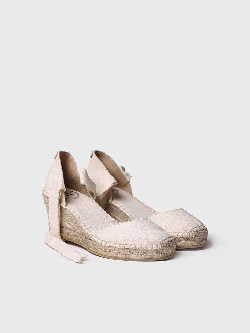zapatillas mujer - Alpargata de cuña con cintas | JULIA  - Toni Pons  