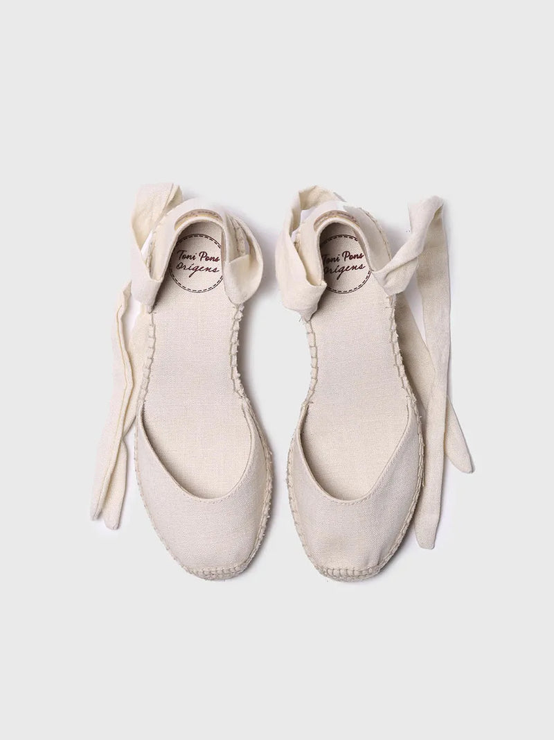 zapatillas mujer - Alpargata de cuña con cintas | JULIA  - Toni Pons  
