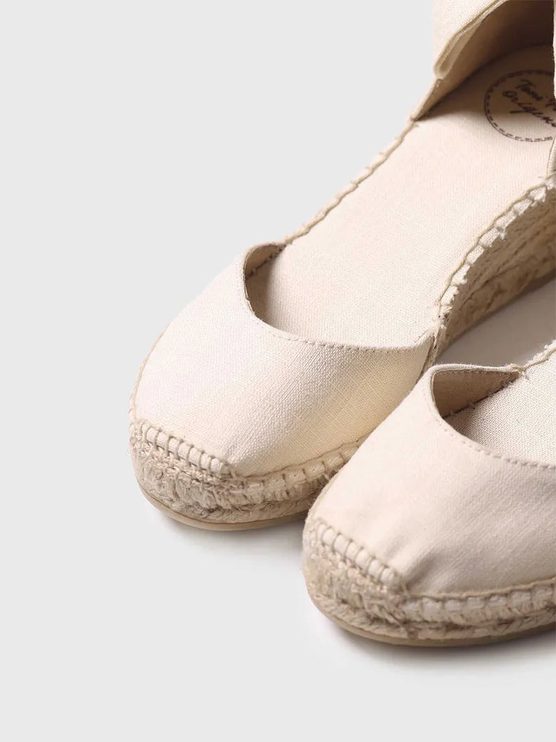 zapatillas mujer - Alpargata de cuña con cintas | JULIA  - Toni Pons  
