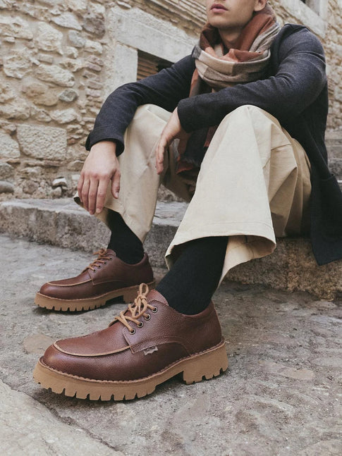 Herrenschuh aus Leder mit Schnürsenkeln | JULI