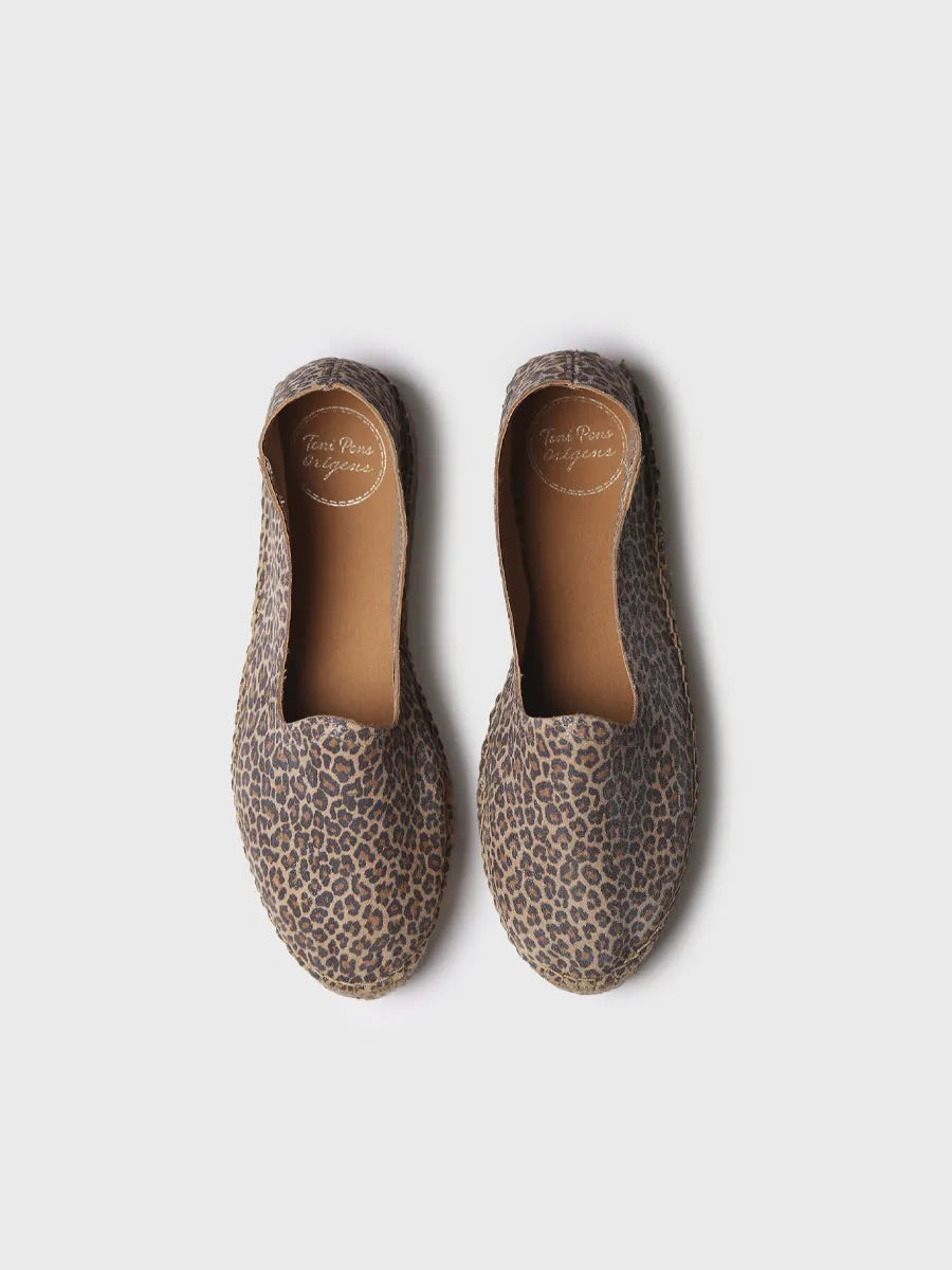  - Alpargata plana de mujer en animal print | KASIA-LE  - Toni Pons  