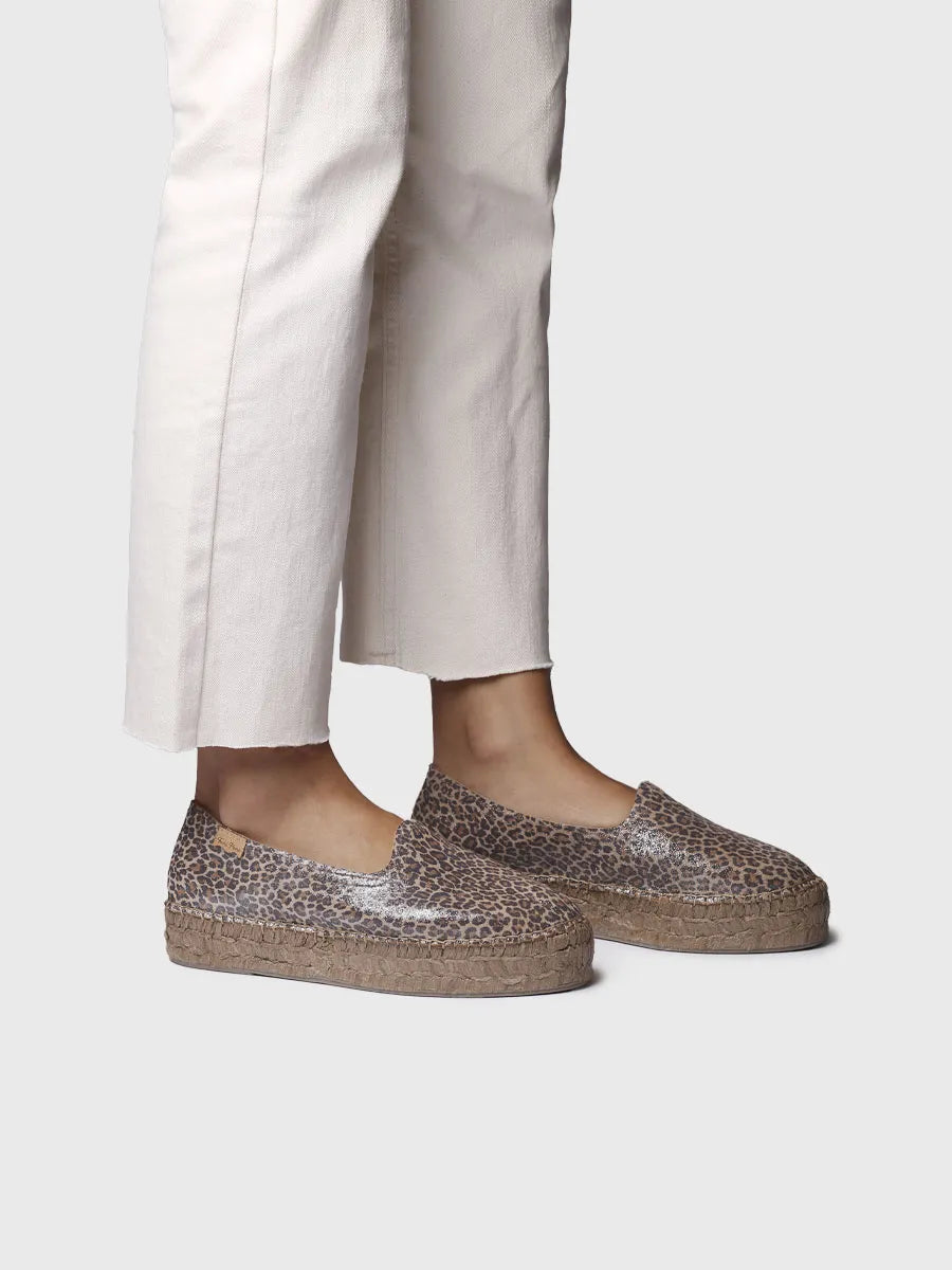  - Alpargata plana de mujer en animal print | KASIA-LE  - Toni Pons  