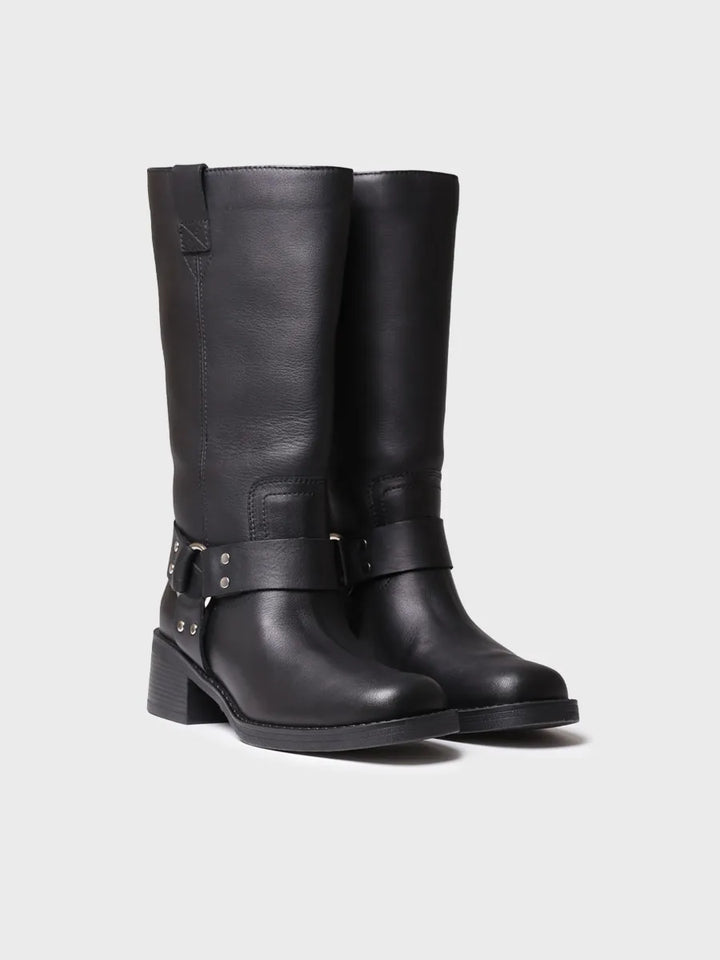 zapatillas mujer - Bota biker de piel para mujer | KATE  - Toni Pons  