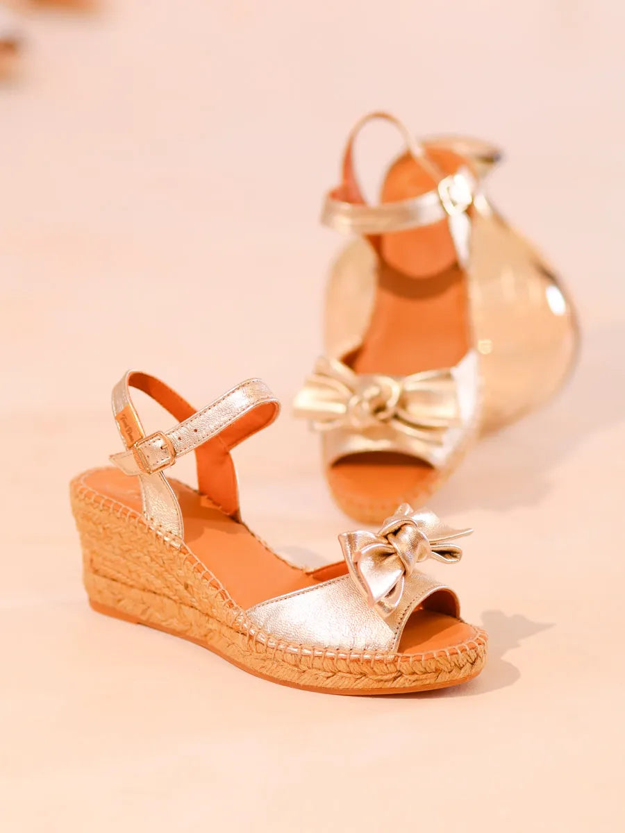 Broche de piel en forma de lazo - LACET-P