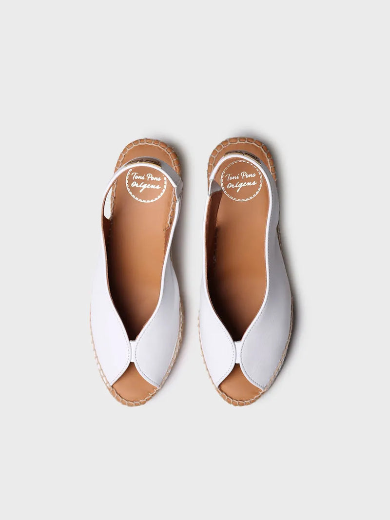 alpargatas mujer - Alpargata de cuña estilo peep toe | LAILA-P  - Toni Pons  