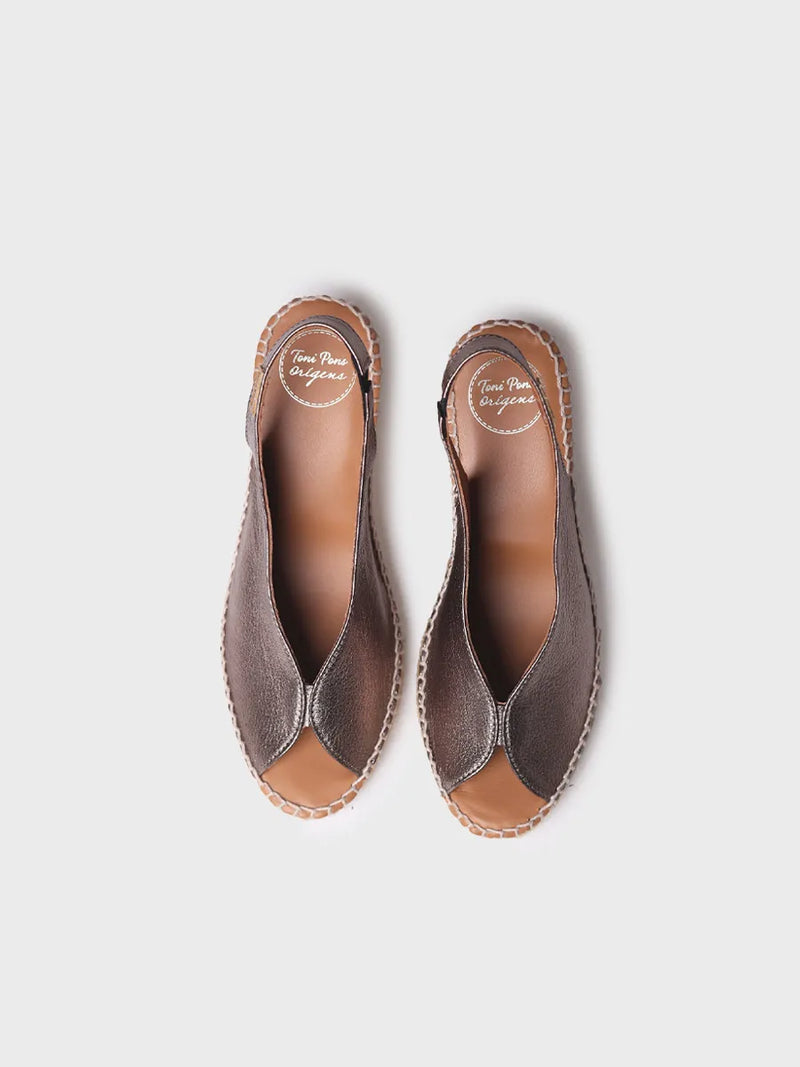 alpargatas mujer - Alpargata de cuña estilo peep toe | LAILA-P  - Toni Pons  