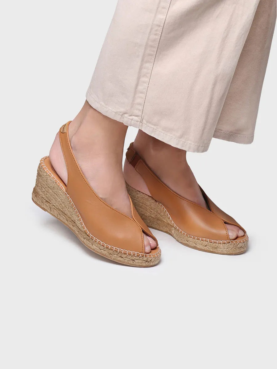 Alpargatas mujer - Alpargata de cuña estilo peep toe | LAILA-P  - Toni Pons  