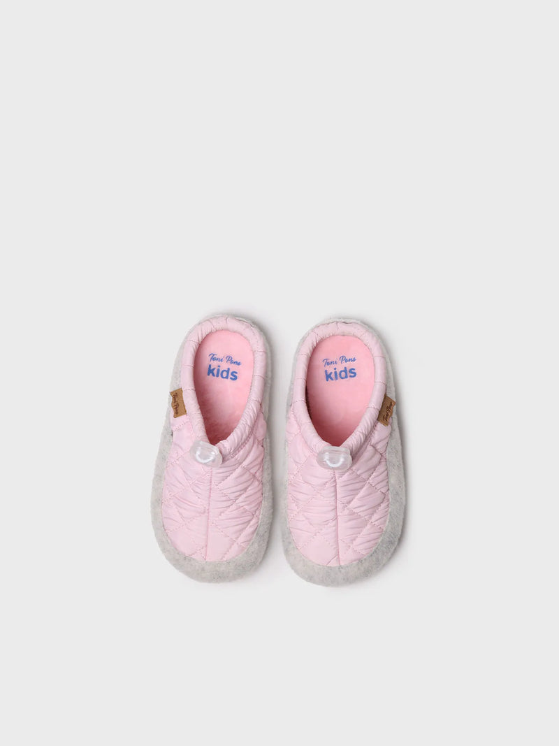 Zapatillas de casa mujer - Slippers para niños en fieltro y tejido acolchado  | LAND-UM  - Toni Pons  
