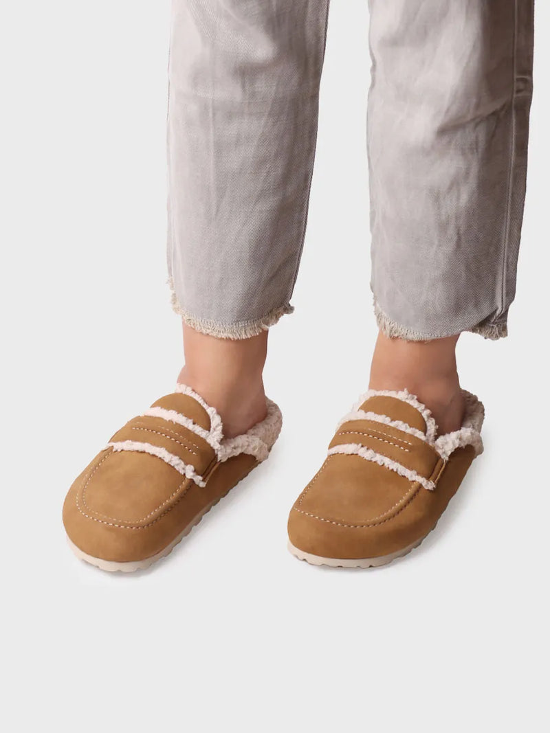  - Slippers para mujer tipo zueco con forro interior en borrego  | LEIRE  - Toni Pons  