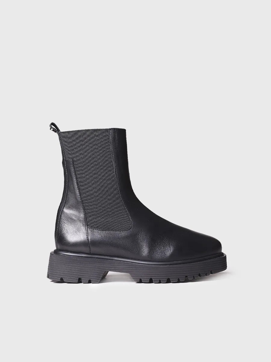 Bota de piel para mujer