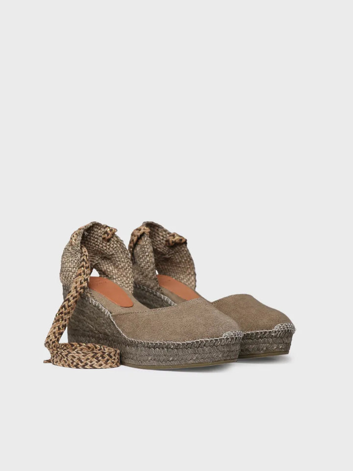 Alpargata mujer - Alpargata de cuña de mujer en algodón  - Toni Pons  