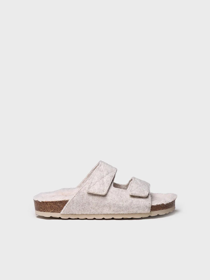  - Slipper abierta para mujer en fieltro y borrego  | LIZY  - Toni Pons  