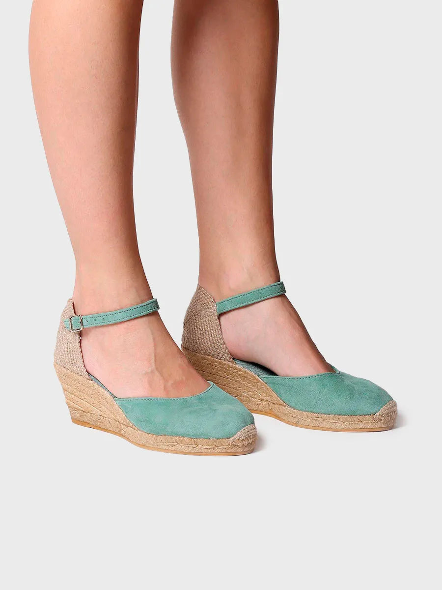 Espadrillas da donna in pelle chiuse 