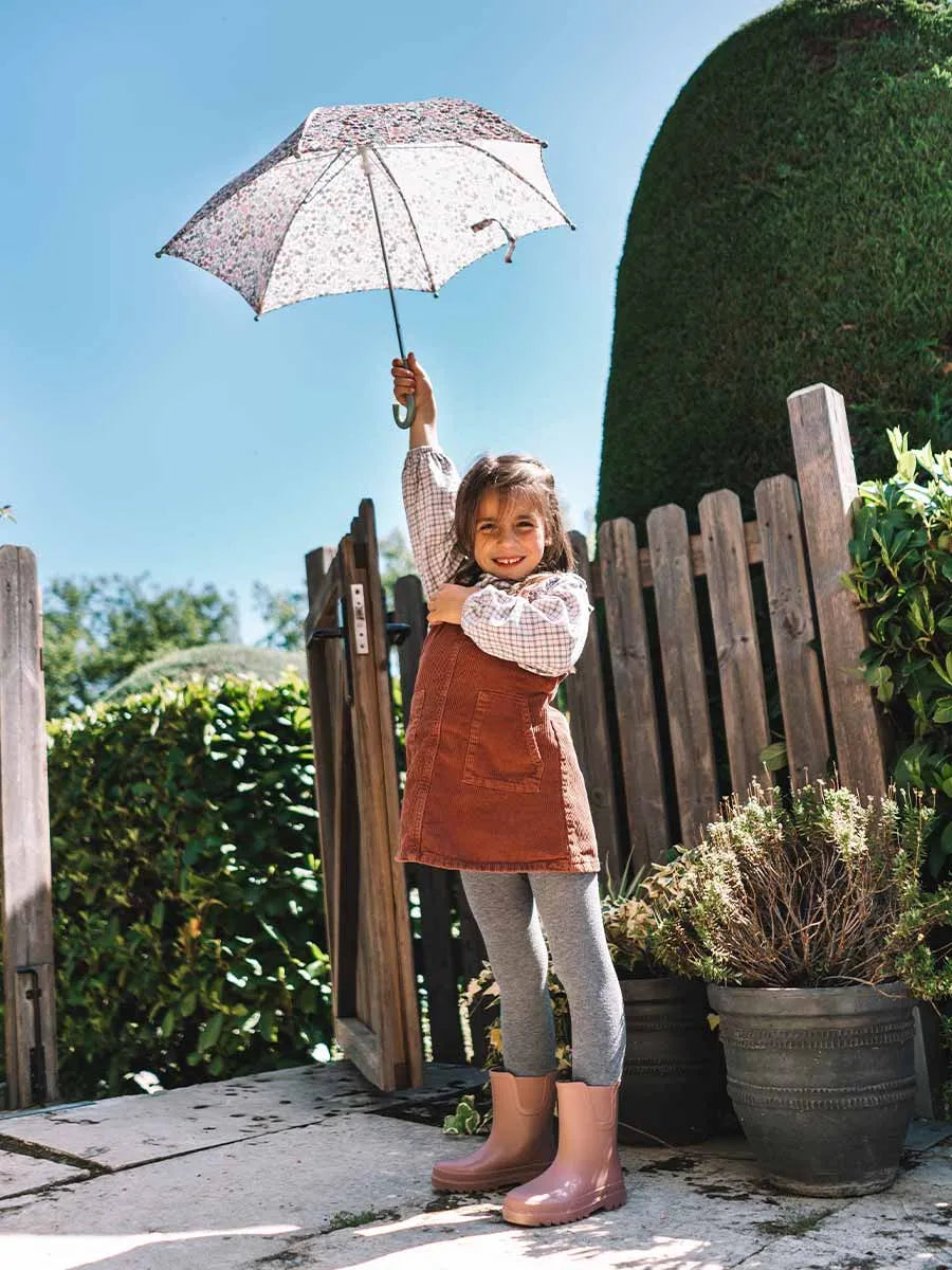 Bottines de pluie pour enfants en rose 