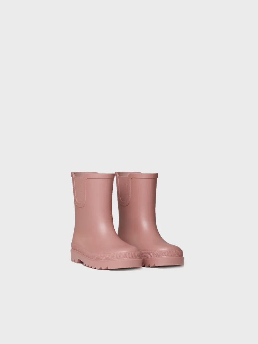 Rain Ankle boot for Kids in pink 