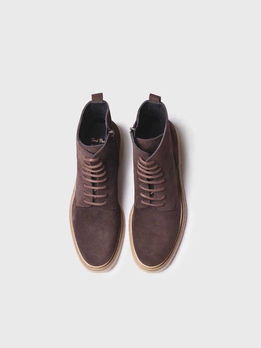 Bota de pell per a dona