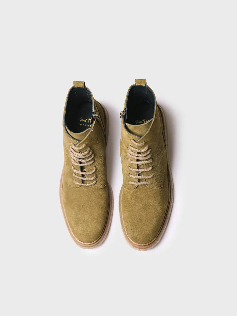 Bota de piel para mujer