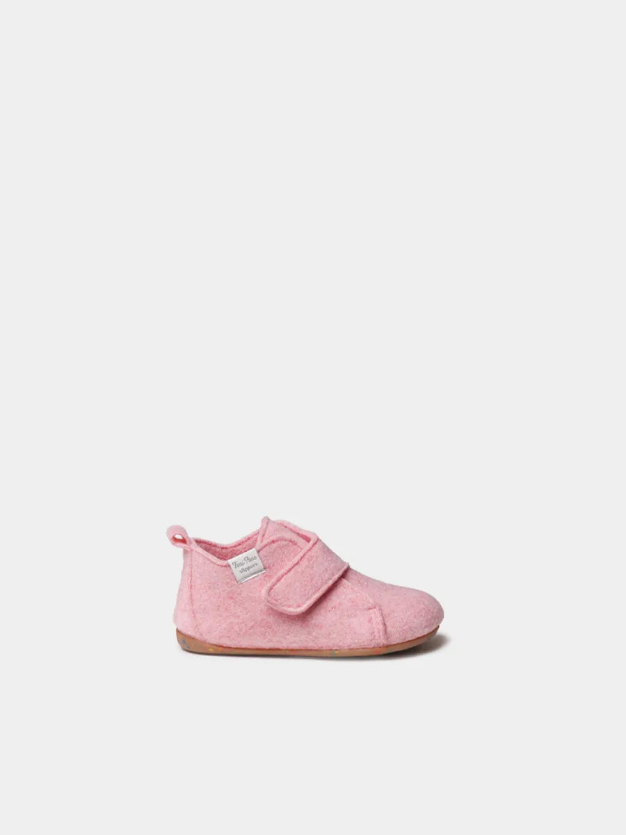 Zapatillas de casa para niño y bebé en fieltro reciclado | LUMI-FR