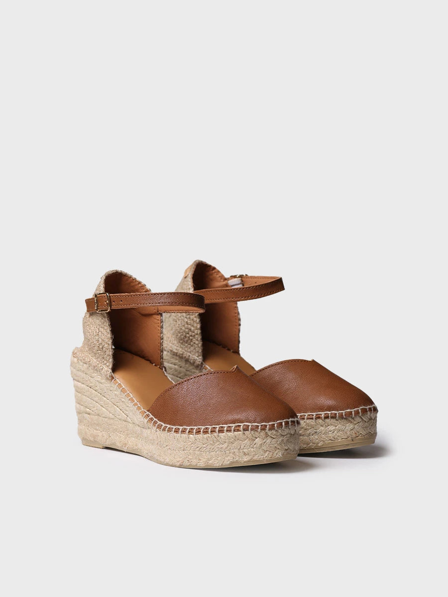  - Alpargata de mujer con cuña en piel | MAGDA-P  - Toni Pons  