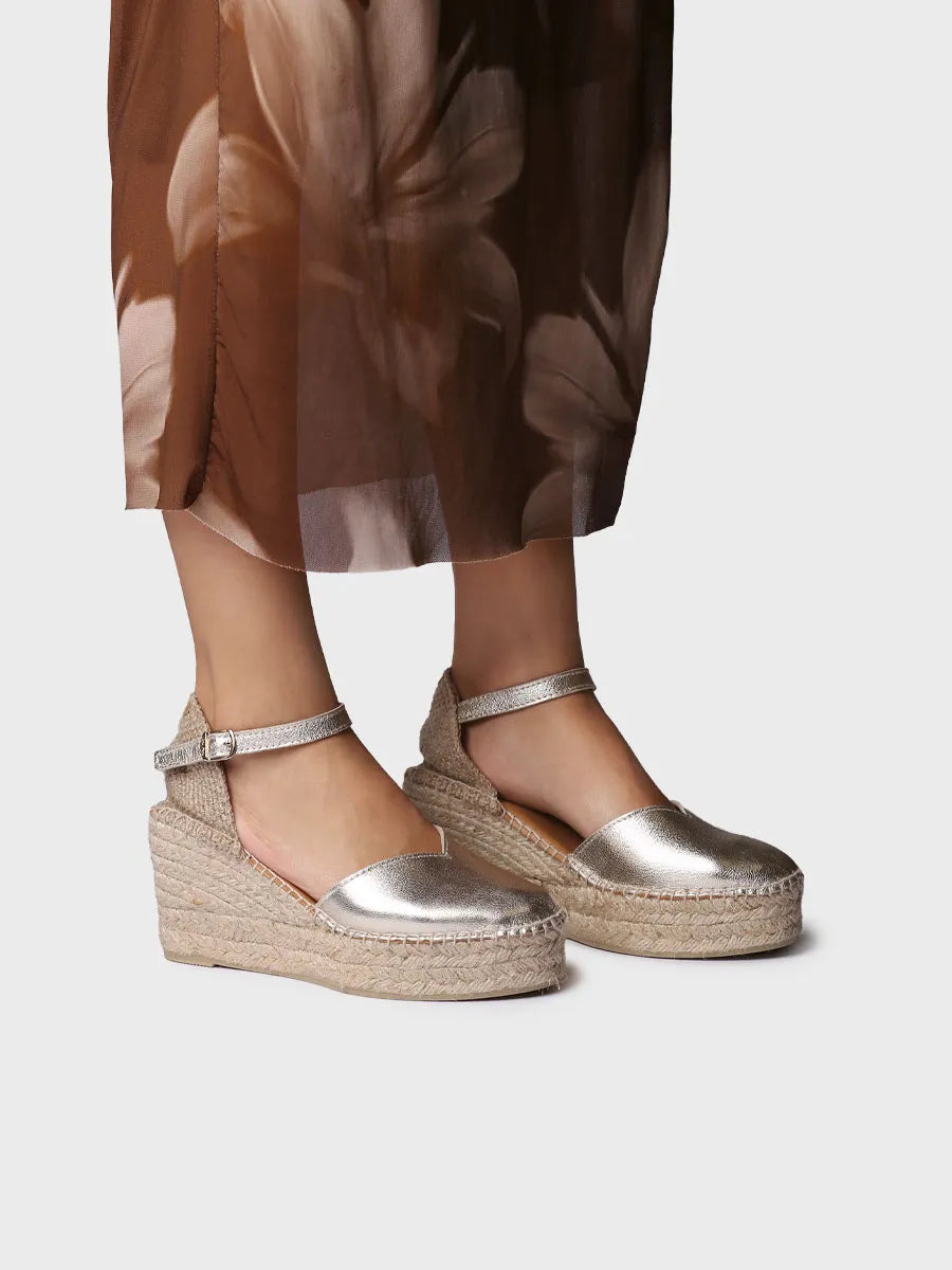  - Alpargata de mujer con cuña en piel | MAGDA-P  - Toni Pons  