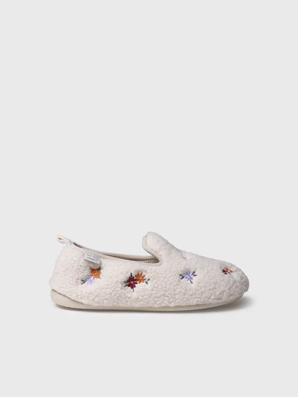 zapatillas mujer - Zapatilla tipo babucha con motivos bordados para mujer | MAILY-BB  - Toni Pons  