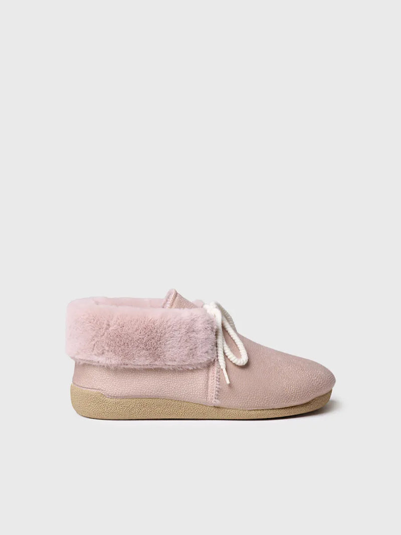 zapatillas mujer - Slipper abotinada de mujer con cordones en | MALMO-BD  - Toni Pons  