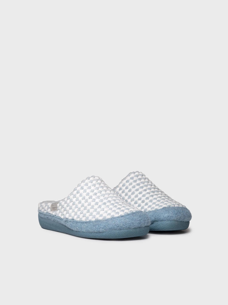 Zapatillas de casa mujer - Slipper en en tejido bicolor para mujer | MALU-CN  - Toni Pons  