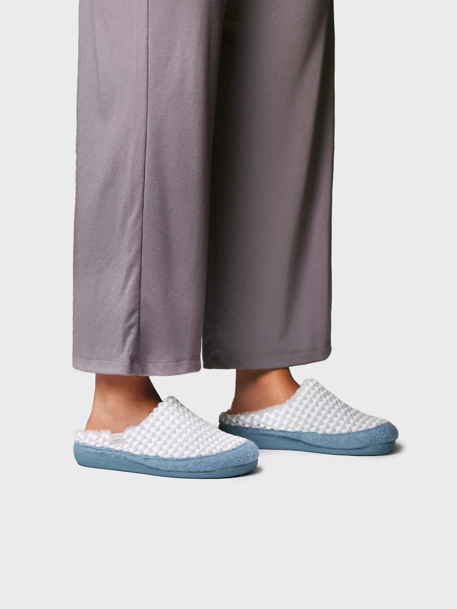 Zapatillas de casa mujer - Slipper en en tejido bicolor para mujer | MALU-CN  - Toni Pons  