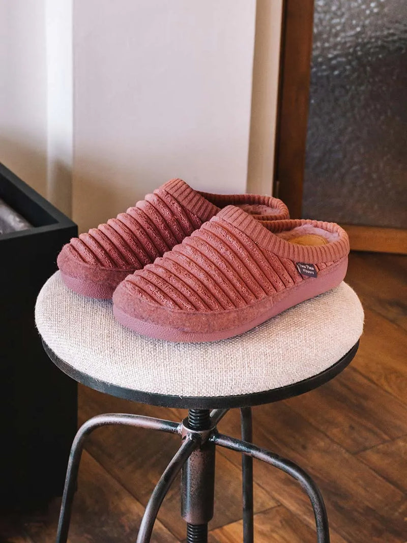 Zapatillas de casa mujer - Zapatilla tipo zueco de mujer en pelo sintético y fieltro | MALU-OD  - Toni Pons  