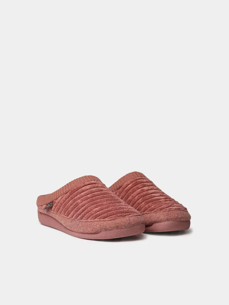 Zapatillas de casa mujer - Zapatilla tipo zueco de mujer en pelo sintético y fieltro | MALU-OD  - Toni Pons  