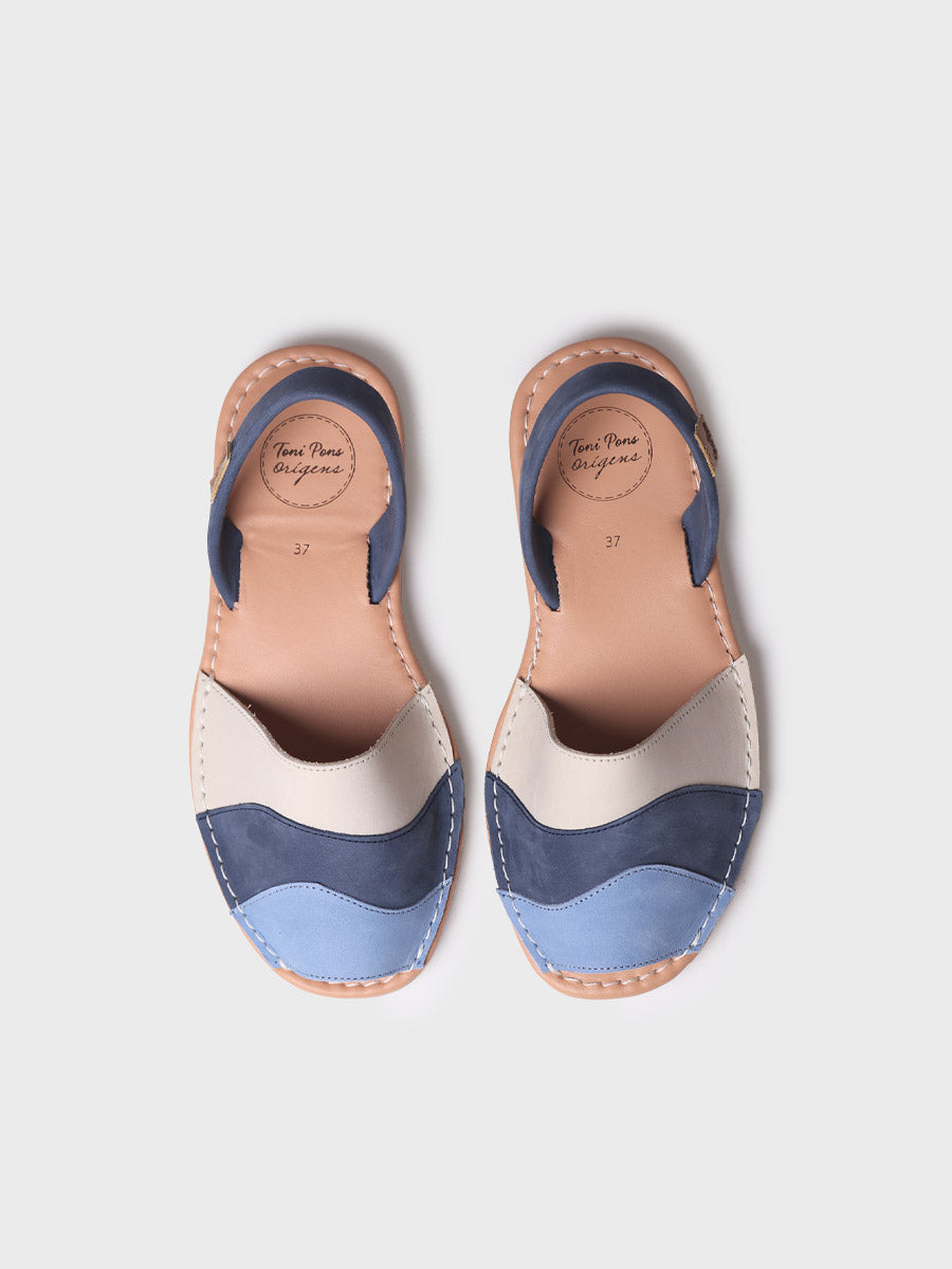 Menorquinas mujer - Menorquina de mujer en piel nobuck  - Toni Pons  